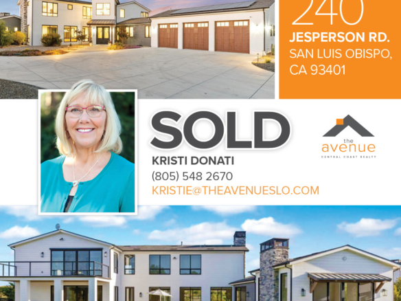 Kristie Donati - SOLD - The Avenue Central Coast Realty