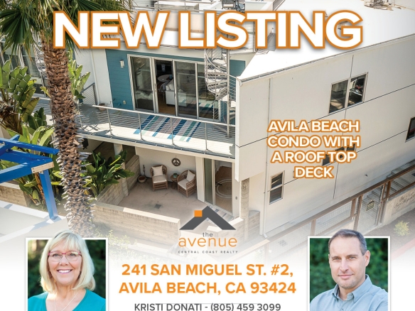 New Listing 241 San Miguel St. #2, Avila Beach, CA 93424