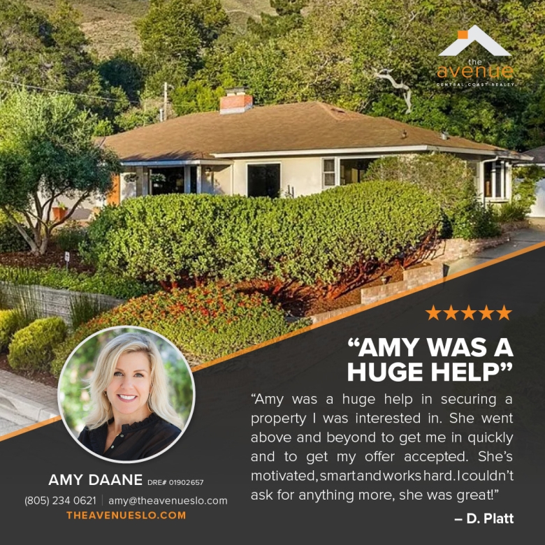 Another great client testimonial for Amy Daane