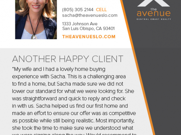 Testimonial for Sacha Steel 2020