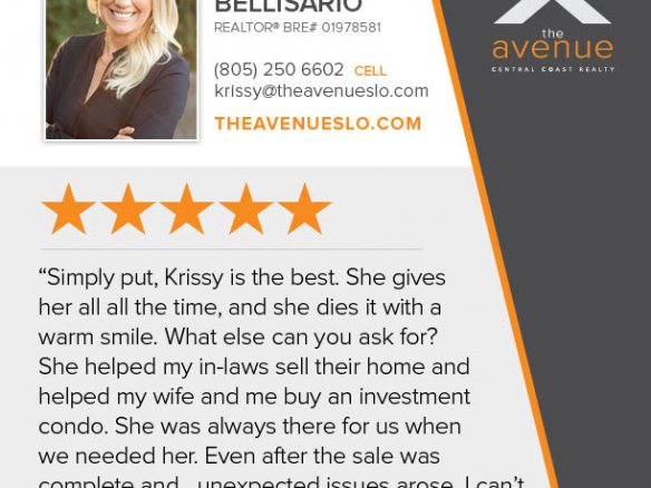 testimonial for Krissy Bellisario
