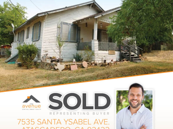 SOLD-7535 Santa Ysabel Ave. Atascadero, CA 93422