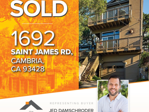 SOLD - 1692 Saint james rd, Cambria, CA 93428