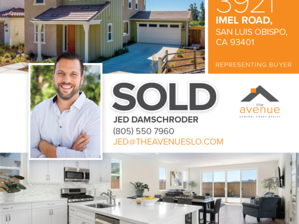 SOLD - Jed Damschroder, San Luis Obispo