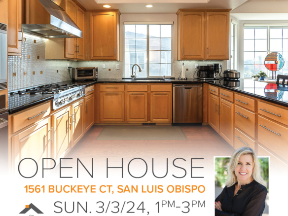 OPEN House 1561 Buckeye Court, SLO this SUNDAY, Mar 3, 2024, 1:00 PM - 3:00 PM - Amy Daane