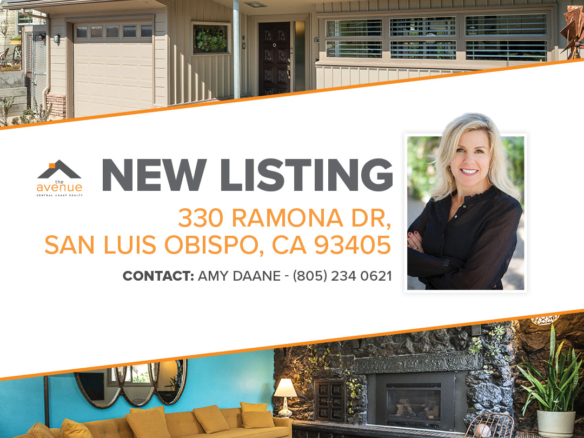 🏡 MY NEW LISTING in SLO: 330 Ramona Dr, San Luis Obispo, CA 93405. Amy Daane