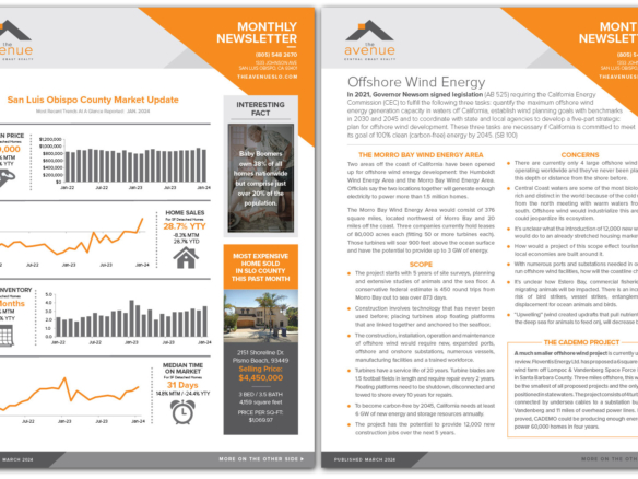 The Avenue Central Coast Realty MARCH 2024 Real Estate Newsletter