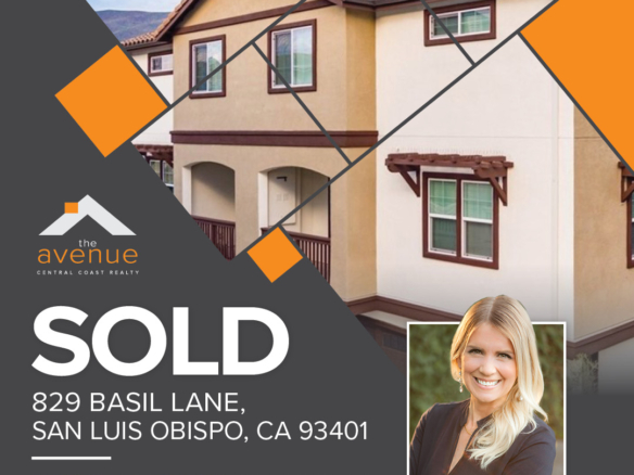 Congratulations Krissy Bellisario on your closing of 829 Basil Ln, San Luis Obispo, CA 93401!
