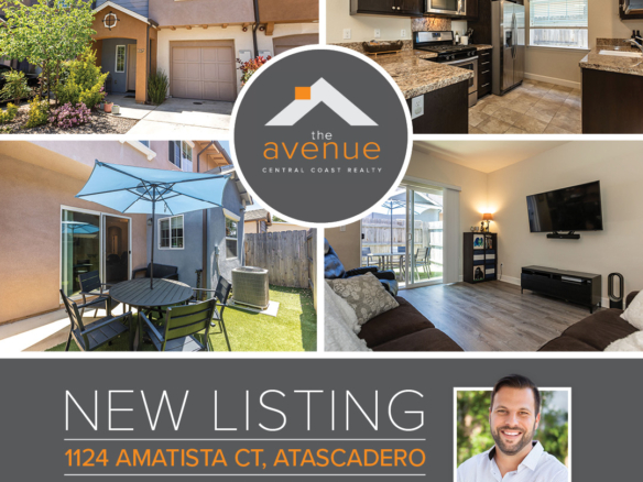 ???? NEW Atascadero Townhome LISING - 1124 Amatista Ct, Atascadero, CA 93422