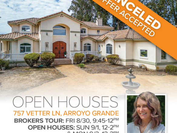 OPEN HOUSES CANCELED