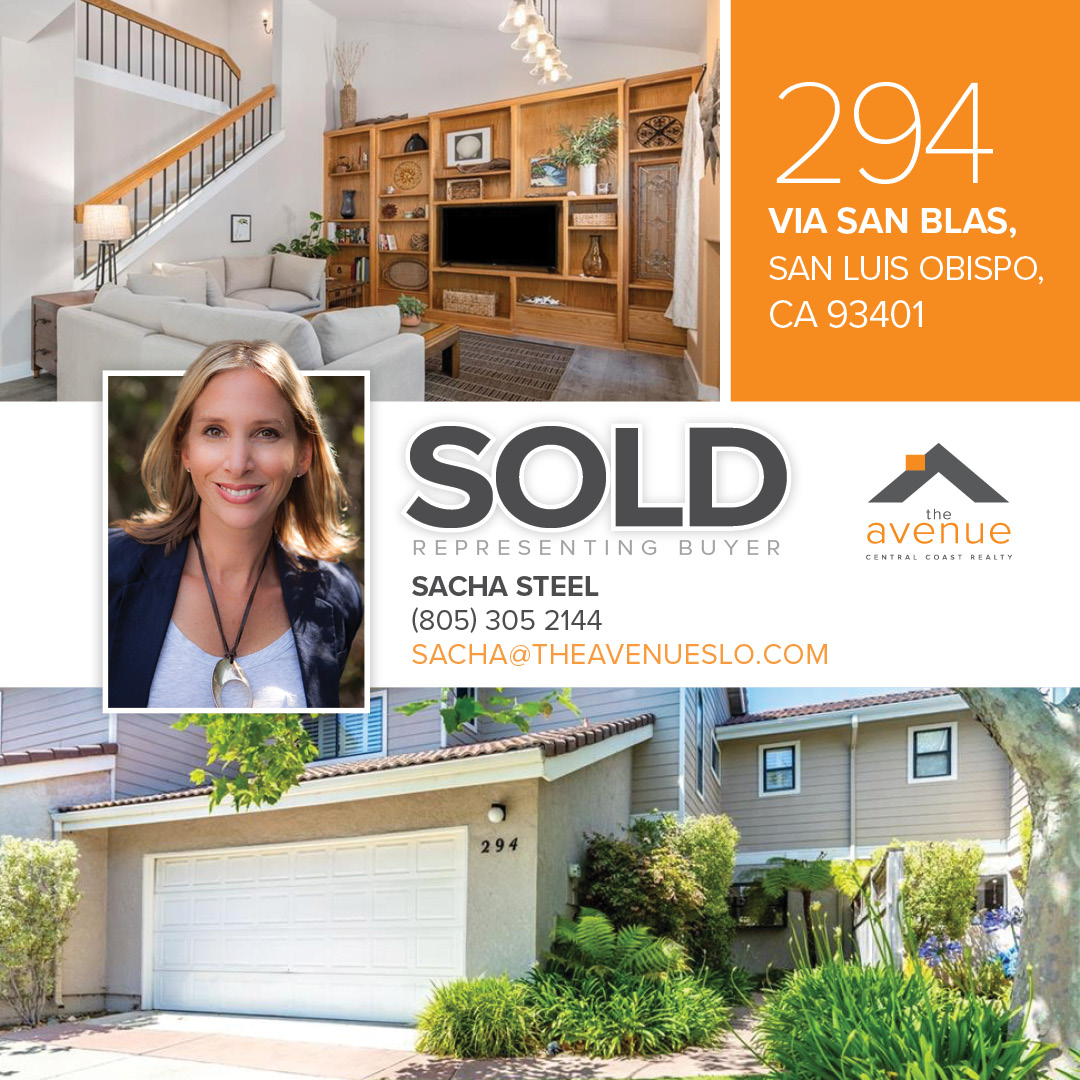 🏡 Congrats Sacha Steel on your closing of 347 acres in SLO! 294 Via San Blas San Luis Obispo, CA 93401.