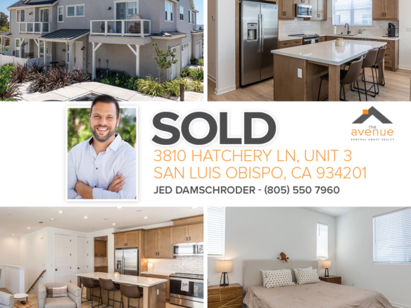 🏡 He can't be stopped! Congrats Jed Damschroder on your recent closing of 3810 Hatchery Lane #3, San Luis Obispo, CA 93401. Representing Seller.