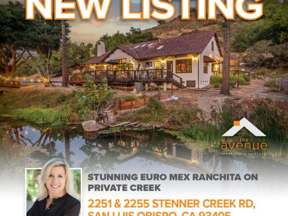 🏡 NEW LISTING in SLO: 2251 & 2255 Stenner Creek Road, San Luis Obispo, CA 93405
