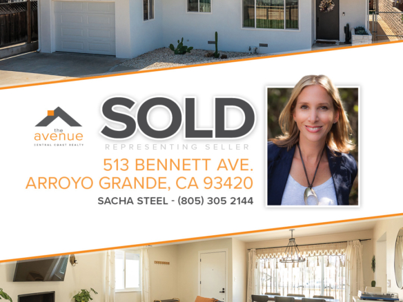 Congrats Sacha Steel on your closing at 513 Bennett Ave, Arroyo