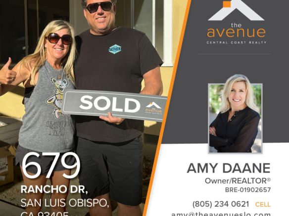 Escrow Closed - Amy Daane 679 Ranch Dr, San Luis Obispo, CA 93405