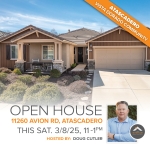 🏡 OPEN HOUSE: 4 Bed/2.5 Bath, Vista Dorado community - 11260 Avion Rd, Atascadero, CA 93422 THIS SAT. 3/8/24: 11am-1pm.