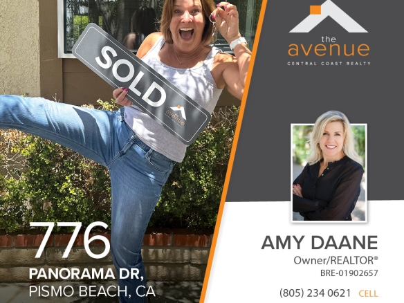 🏡 ✨CLOSED IN PISMO BEACH! Congrats Amy Daane on the Sale of 776 Panorama Dr, Pismo Beach, CA 93449 - representing the buyer