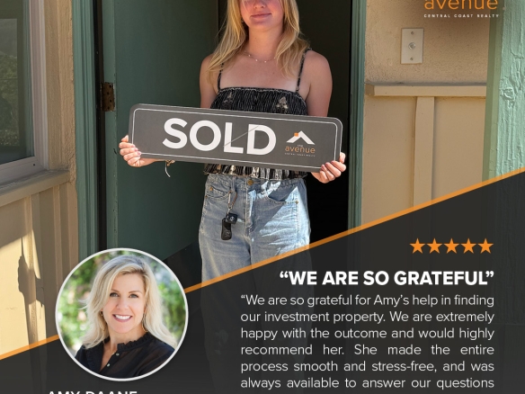 🏡 ✨Another SLO closing with great testimonial! Congrats Amy Daane on the Sale of 282 Luneta Dr, San Luis Obispo, CA 93405