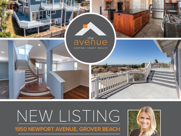 🏡 NEW 4/3 LISTING in GB with Ocean Views, Spacious Living, Prime Location - 1950 Newport Avenue, Grover Beach, CA 93433