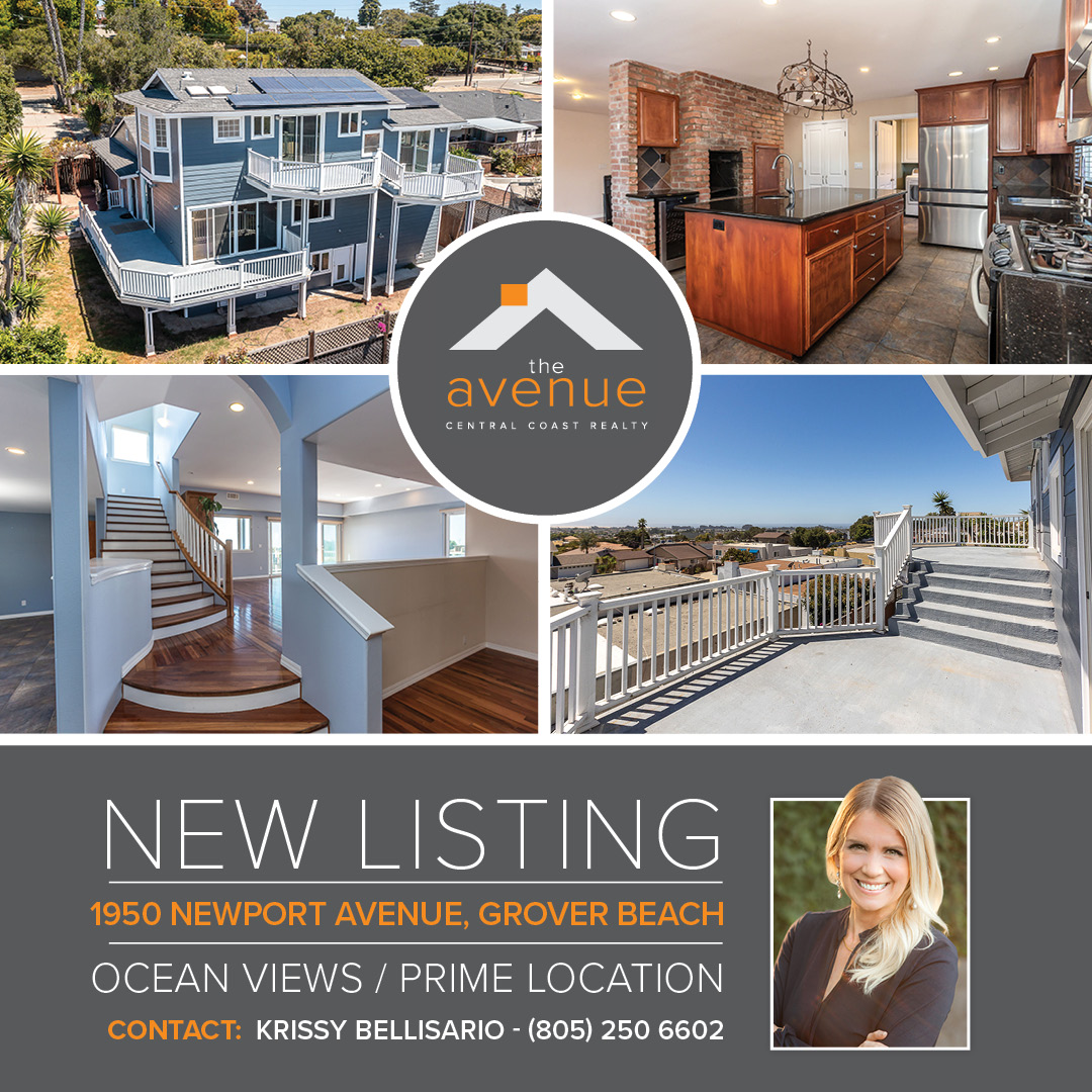 🏡 NEW 4/3 LISTING in GB with Ocean Views, Spacious Living, Prime Location - 1950 Newport Avenue, Grover Beach, CA 93433