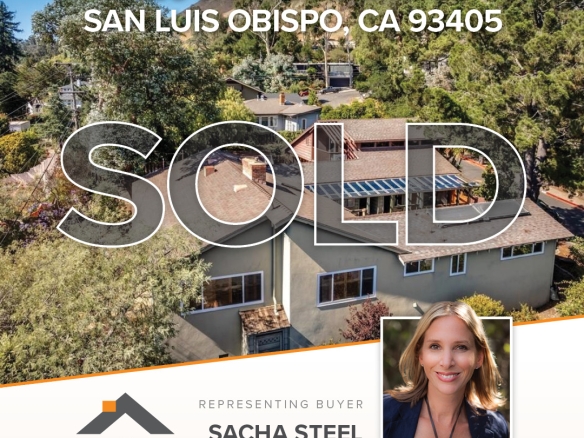 🏡 😃Another Closing for Sacha Steel! 335 San Miguel Avenue San Luis Obispo, CA 93405.
