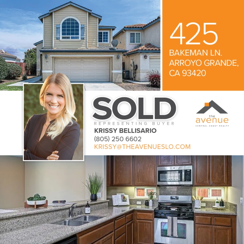 Congrats Krissy on your Sale of 425 Bakeman Ln.