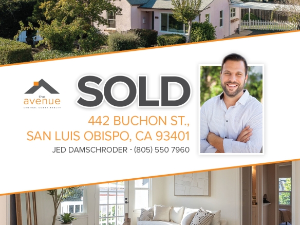 Congrats Jed Damschroder on your recent closing of 442 Buchon St.
