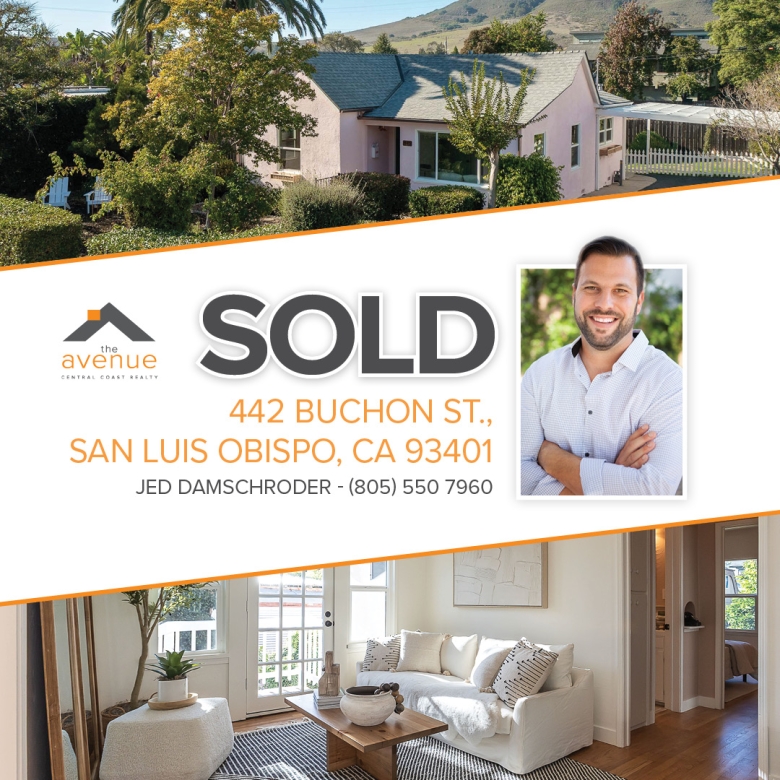 Congrats Jed Damschroder on Sale of 442 Buchon St.
