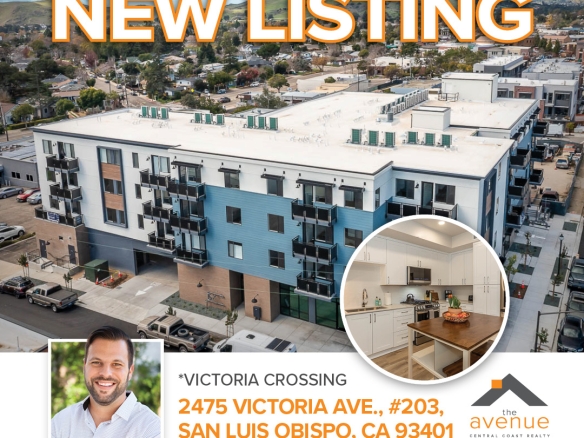 🏡 NEW LISTING: Modern and stunning 2-bedroom loft in the heart of SLO - 2475 Victoria Ave., #203, San Luis Obispo, CA 93401.
