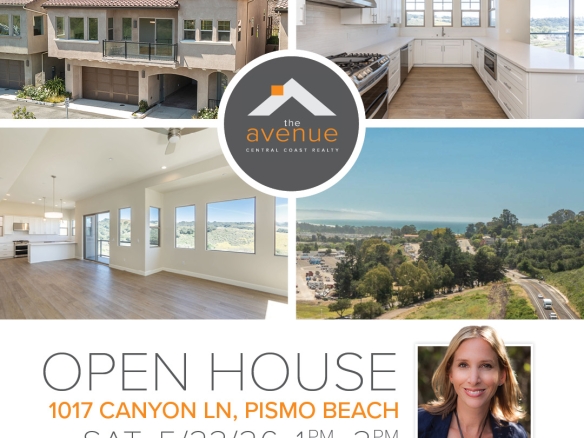 OPEN HOUSE 1017 Canyon Ln, Pismo Beach