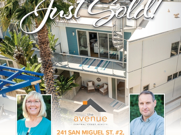Congrats Kristi and Scott on your sale of the Avila Beach Condo