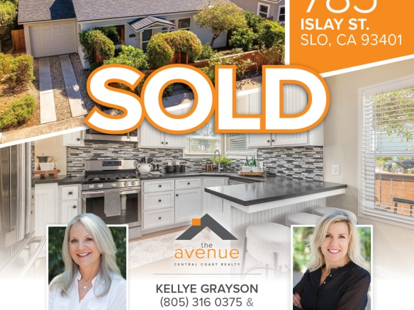 🏡 Escrow Closed! Congrats Kellye Grayson for representing the seller and Amy Daane with the buyer at 785 Islay St, San Luis Obispo, CA 93401.