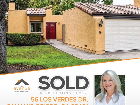 🏡 Escrow Closed! Congrats Kellye Grayson for your closing at 56 Los Verdes Dr, San Luis Obispo, CA 93401.