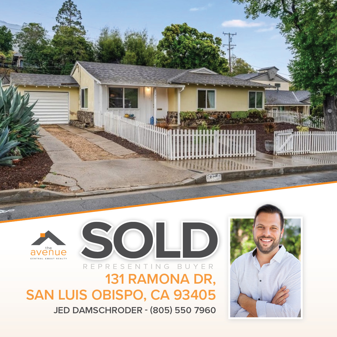 Congrats Jed on your sale of 131 Ramona Dr