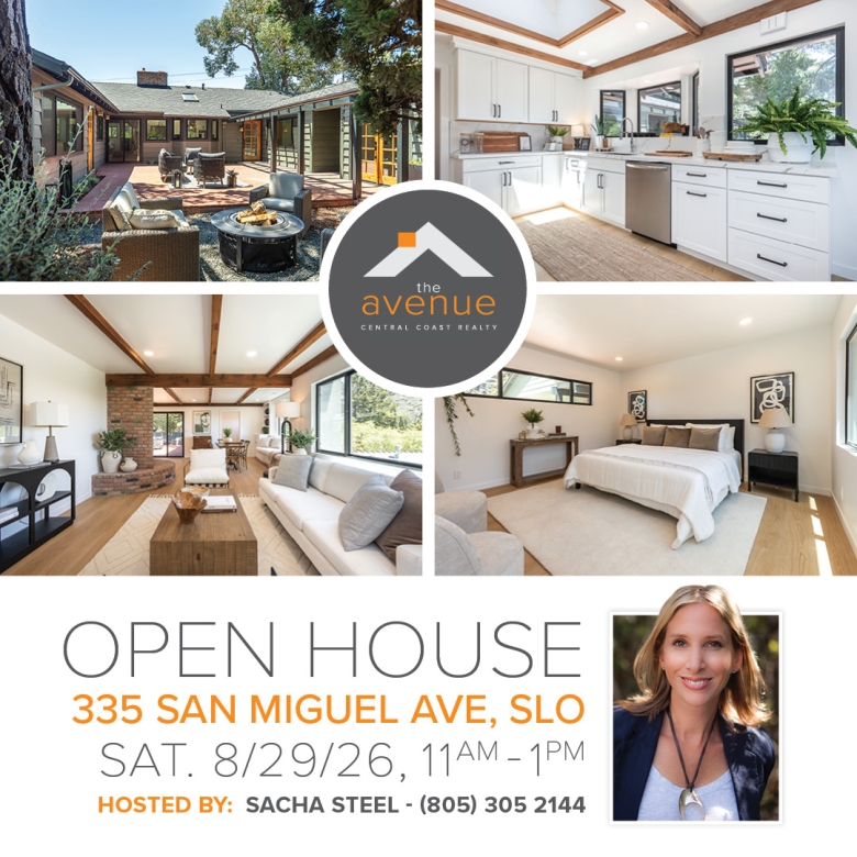 OPEN HOUSE Tomorrow in SLO