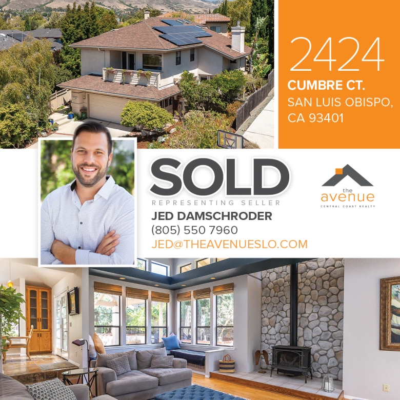 Congrats Jed on your sale of 2424 Cumbre Ct